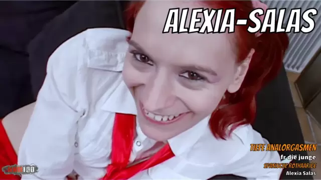 Tiefe Analorgasmen für die junge spanische Rothaarige Alexia Salas