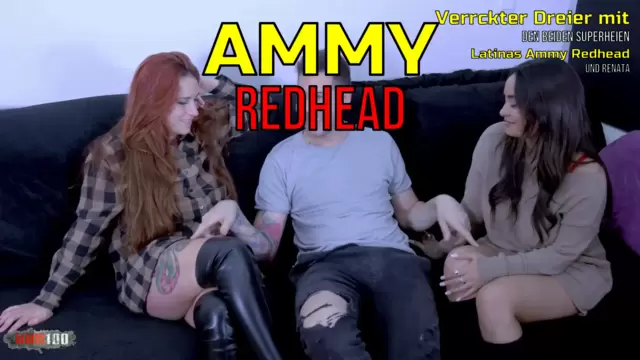 Verrückter Dreier mit den beiden superheißen Latinas Ammy Redhead und Renata