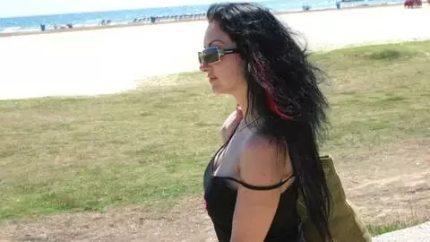 ana martin beach flash