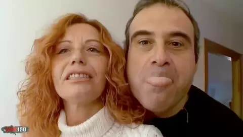 Cougar redhead stripping naked  photo 01