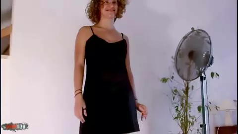 Young brune having fun 