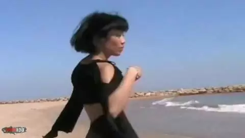 Small asian geting nude by the beach photo 05