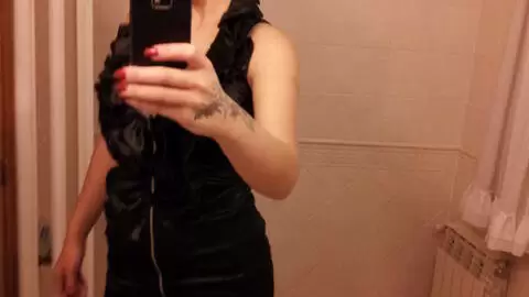Blonde touching herself 