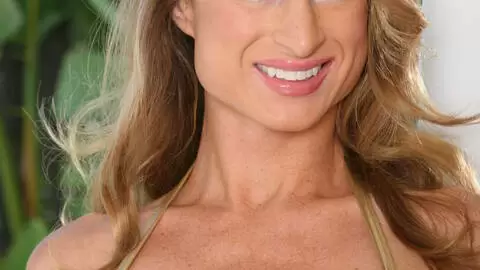 MILF blonde actrice having fun  photo 1