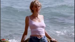 Mature woman blonde stripping 