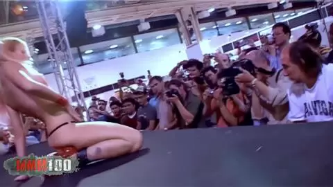 Lesly Kiss auf der Bühne des Filmfestivals „Erotico de Barcelona“ 2006 photo 07