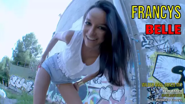 Wilder Anal-Gonzo mit dem dünnen brasilianischen Pornostar Francys Belle