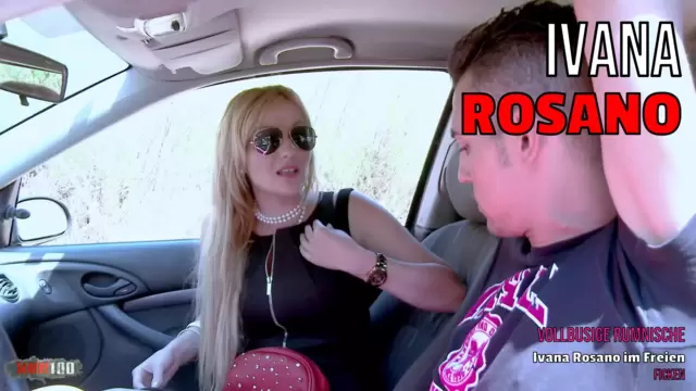 Vollbusige rumänische Ivana Rosano im Freien ficken