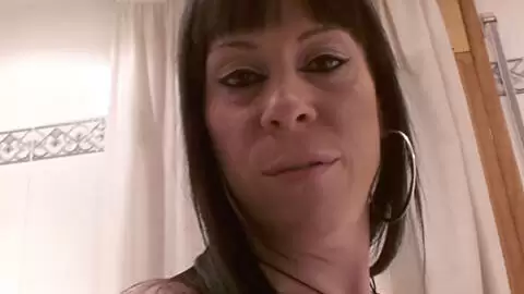 MILF brunette geting nude  photo 5