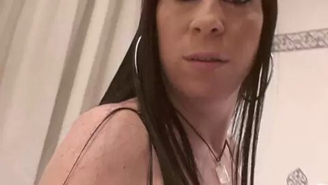 MILF brunette geting nude  photo 7