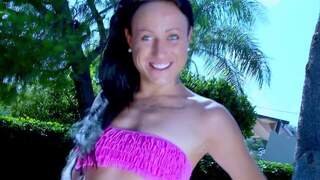 Geting nude at the pool