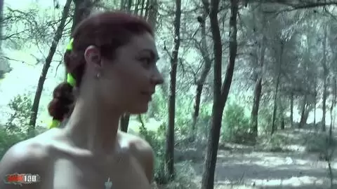 Outdoor-Analfick mit der hinreißenden französischen Brünetten Julia Gomez photo 09