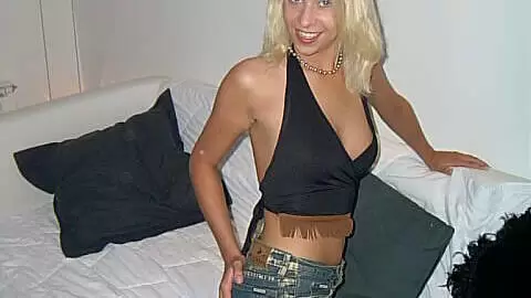 Nice petite blonde Karina doing a strip  photo 7