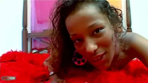 Small arabian touching herself in front of her webcam photo 16