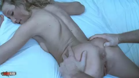 Der erste Analsex der blonden Belgierin Lady Margaux mit Terry Kemaco in einer intensiven Schlafzimmer-Session – Remastered photo 09