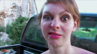 Extremer analfick im pickup mi