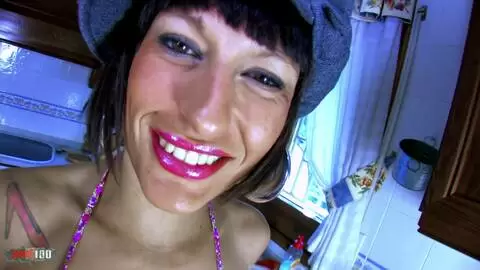 Harter Fick in der Küche mit großbusiger Latina Lia M photo 01