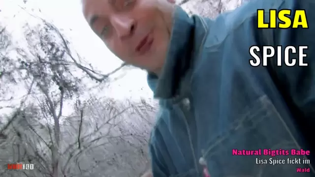 Natural Bigtits Babe Lisa Spice fickt im Wald