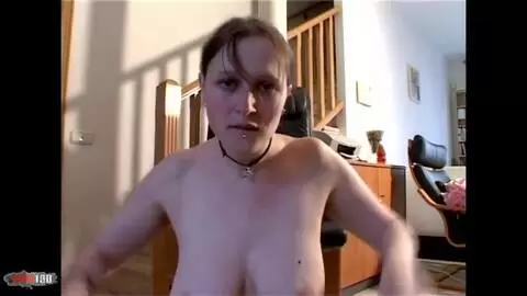 Nice brunette with big boobs Lou Ann doing a hot striptease on her webcam  photo 01