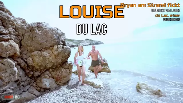 Bryan am Strand fickt den Arsch von Louise du Lac, einer wunderschönen französischen Milf