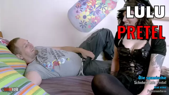 Die spanische Schönheit Lulu Pretel hat eine Polizeiuniform angezogen, um hart gefickt zu werden