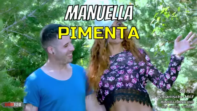 Die heiße brasilianische Milf Manuella Pimenta wird bei einem wilden Dreier in den Arsch gefickt