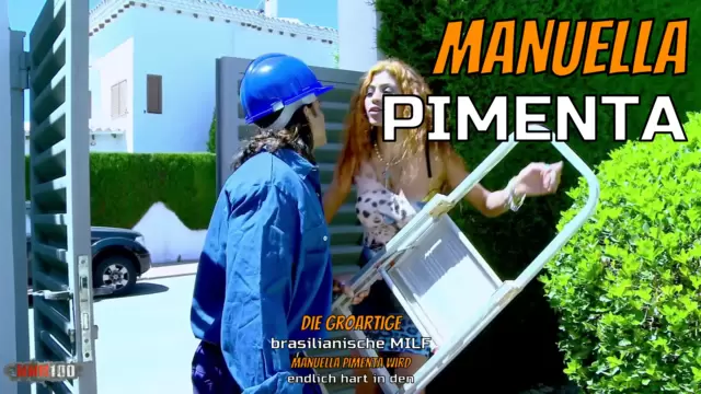 Die großartige brasilianische MILF Manuella Pimenta wird endlich hart in den Arsch gefickt