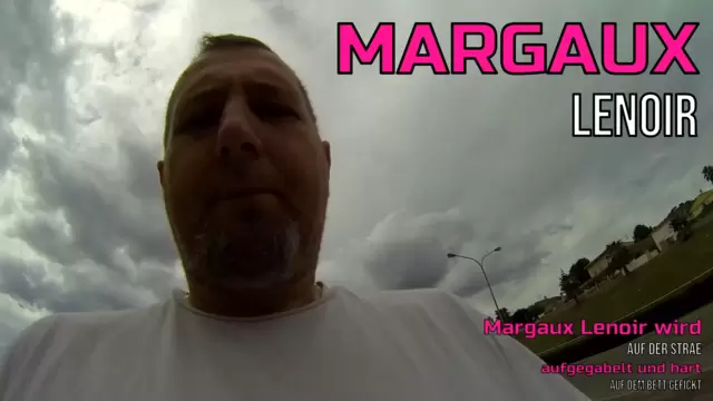 Margaux Lenoir wird auf der Straße aufgegabelt und hart auf dem Bett gefickt