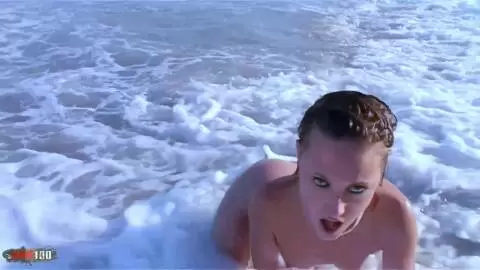 Little geting nude at the beach photo 03