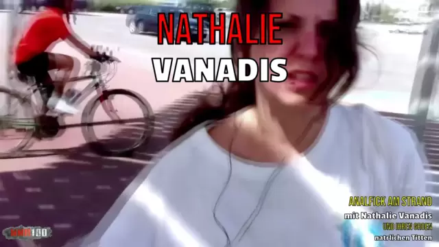 Analfick am Strand mit Nathalie Van...