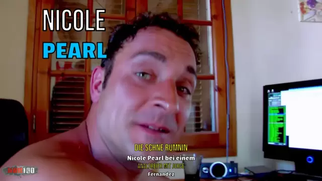 Die schöne Rumänin Nicole Pearl bei einem Analdreier mit Jorge Fernandez