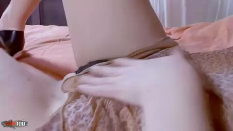 Teen removing her clothes in her bedroom