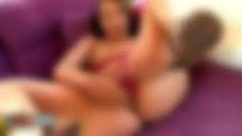 Cute chubby spanish girl inserting things in her pussy