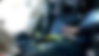 Cute young teen gives a handjo