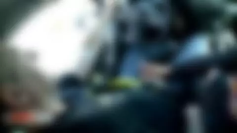 Cute young teen gives a handjob in a car