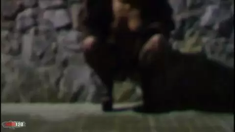 Nina Lisa pinkelt nachts auf der Straße! photo 01