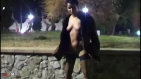 Nina Lisa pinkelt nachts auf der Straße! photo 10