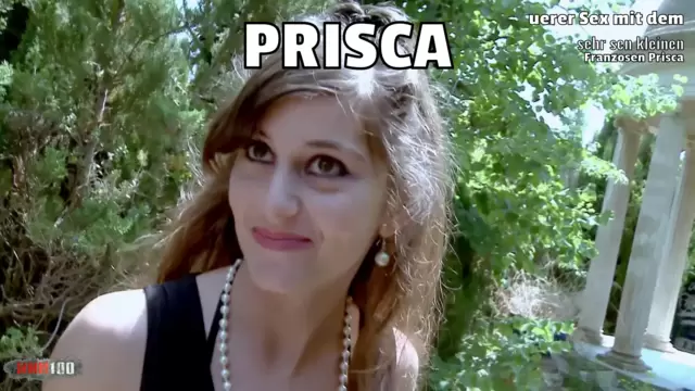 Äußerer Sex mit dem sehr süßen kleinen Franzosen Prisca