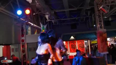 Öffentliche Show mit Allya und Angie Kiss auf der Prova 2008 photo 01
