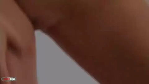 Hot blonde babe take of her sexy fishnet photo 16