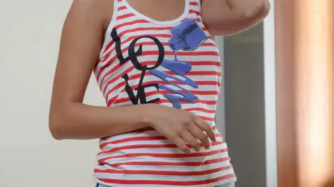 Petite brune having fun  photo 4