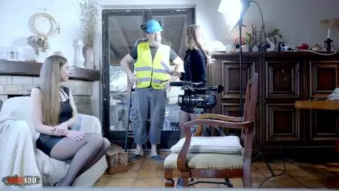 Selinah-kyle Französische junge Brünette im FFM Dreier intensiver Anal Squirt Double Penetration mit Alice Maze Milf und Terry Kemaco photo 01