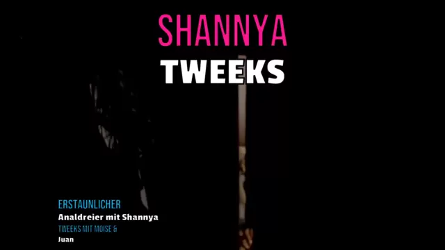 Erstaunlicher Analdreier mit Shannya Tweeks mit Moise & Juan