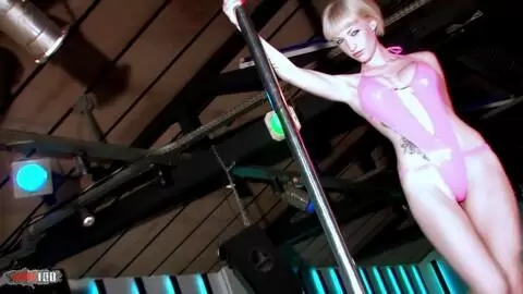 Blonde having fun 