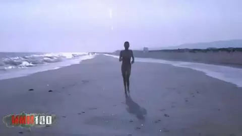 Blonde playing by the beach photo 15