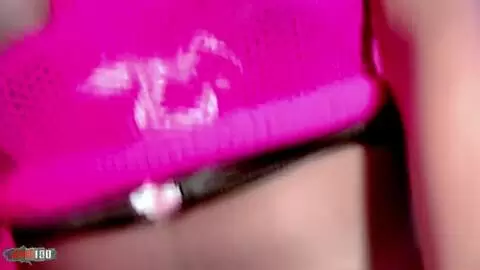 Erstaunliches schwarzes Luder Tyra Lewis mit großen Titten im Netzoutfit beim Strippen photo 12