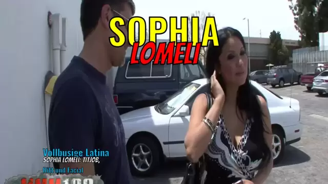 Vollbusige Latina Sophia Lomeli: Titjob, Ritt und Facial