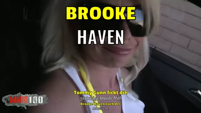 Tommy Gunn fickt die großbusige blonde Milf Brooke Haven nach der Autowäsche