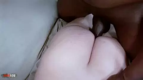 Hollie Chubby Blonde Babe nimmt Byron BBC tief in ihre große saftige Muschi, Interracial Creampie photo 12