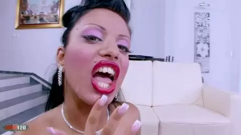 Anal sex and cum in mouth for young brunette Kyra Black photo 16